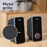 Trust Arys 2.0 PC Speakers 28W Peak 12W RMS 3.5mm USB Powered Black view 3