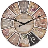 Hicarer High Torque Clock Movement Long Shaft with 12 Inch Spade Hands Black view 3
