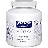 Pure Encapsulations Women's Nutrients 40+ - Multivitamin for Women Over 40 to Support Urinary Tract Health, Breast Cell Health & Eye Integrity* - with Vitamin C, E & A - 180 Capsules