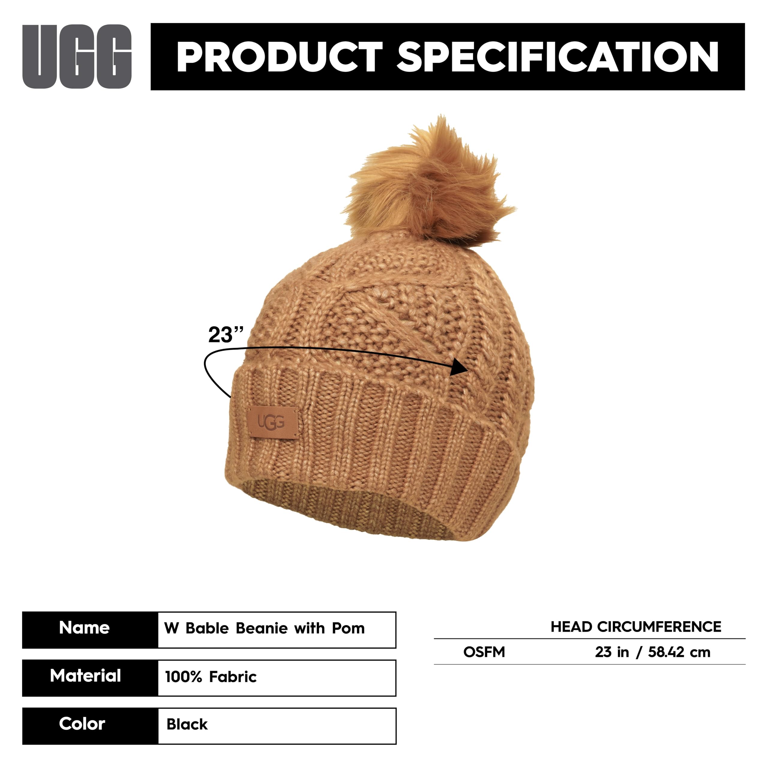UGG Women's Cable Pom Beanie