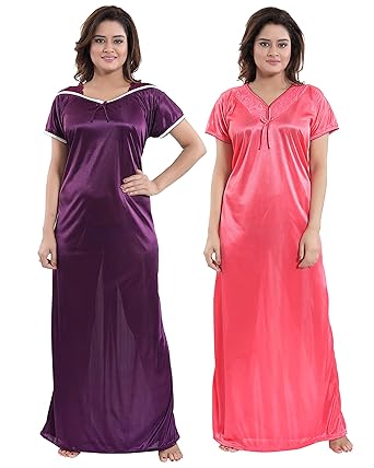 satin nighty combo