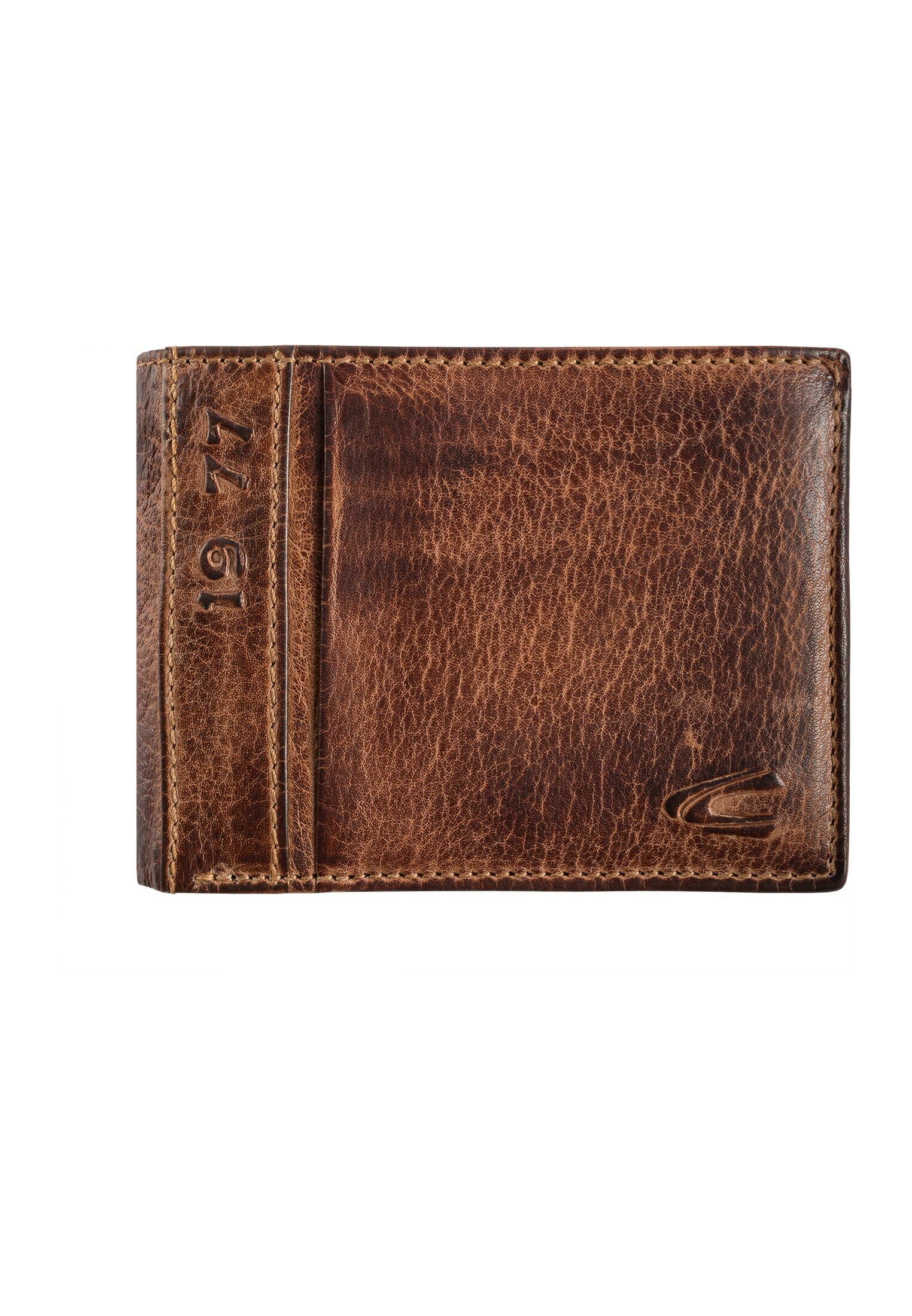 camel active, Melbourne Men's Wallet (Denim Size), Brown, 11,5 x 2 x 8,5, Purse (Denim Size)