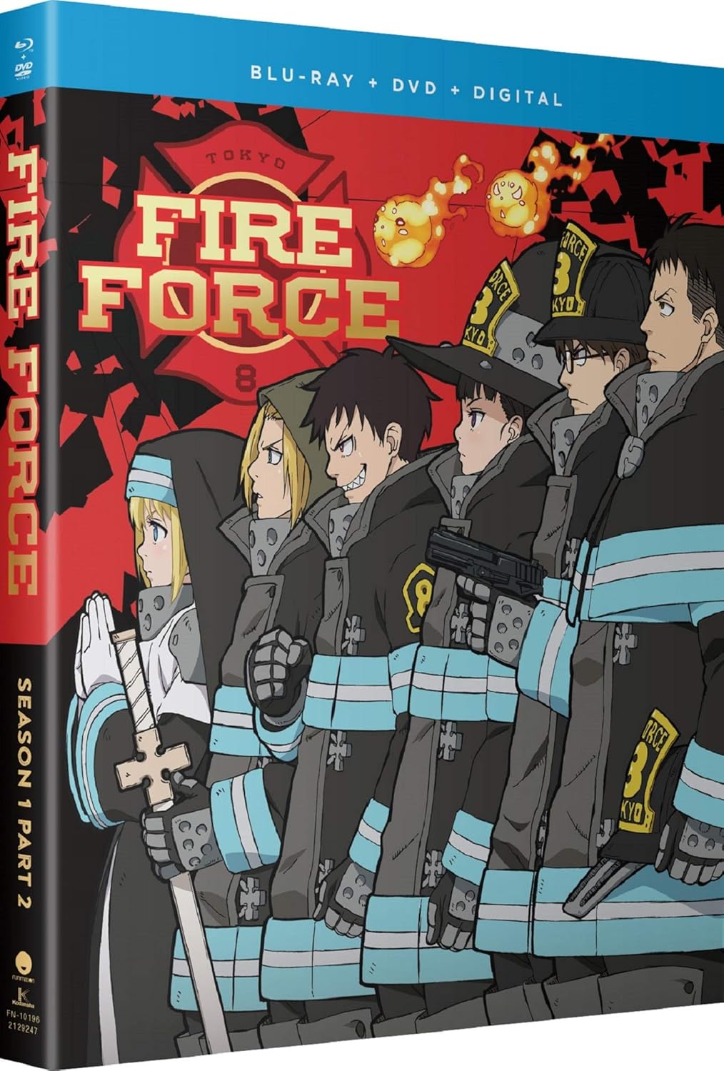 Amazon Com Fire Force Season 1 Part 2 Blu Ray Yase Yuki Movies Tv