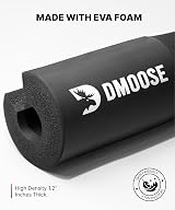 DMoose Fitness Barbell Pad Hip Thrust Squat & Lunges Non Slip 2 Straps view 7