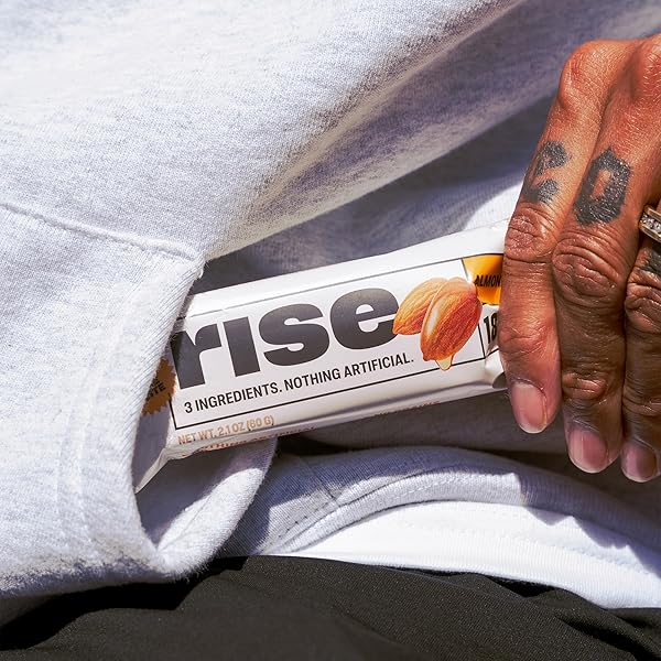 RISE BREAKFAST WHEY PROTEIN BARS ALMOND HONEY, 18G PROTEIN, 2.01 OZ (12 PACK)