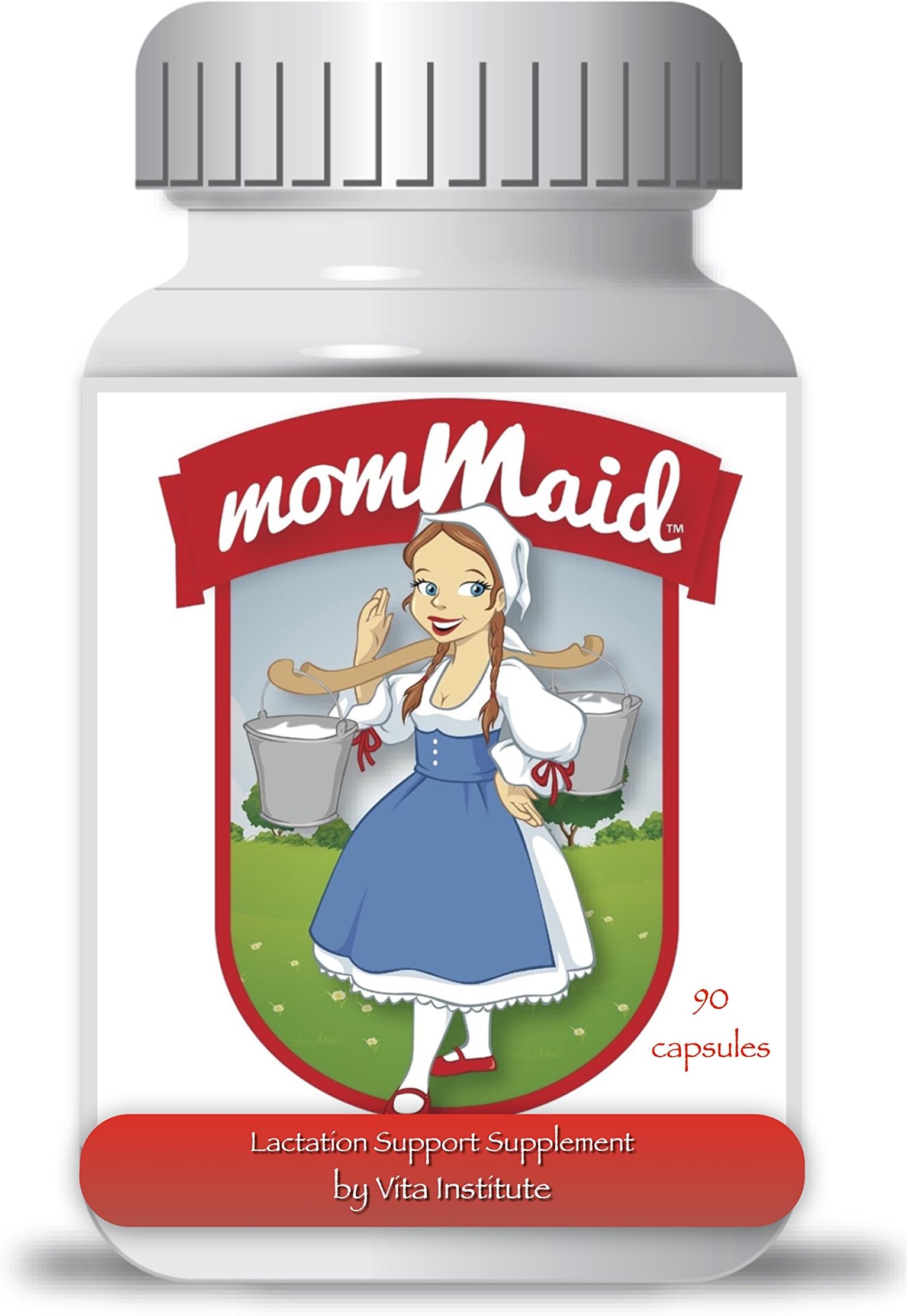 momMaid Lactation Support Supplement (developed by a MD and NP) 90 Vegan Capsules