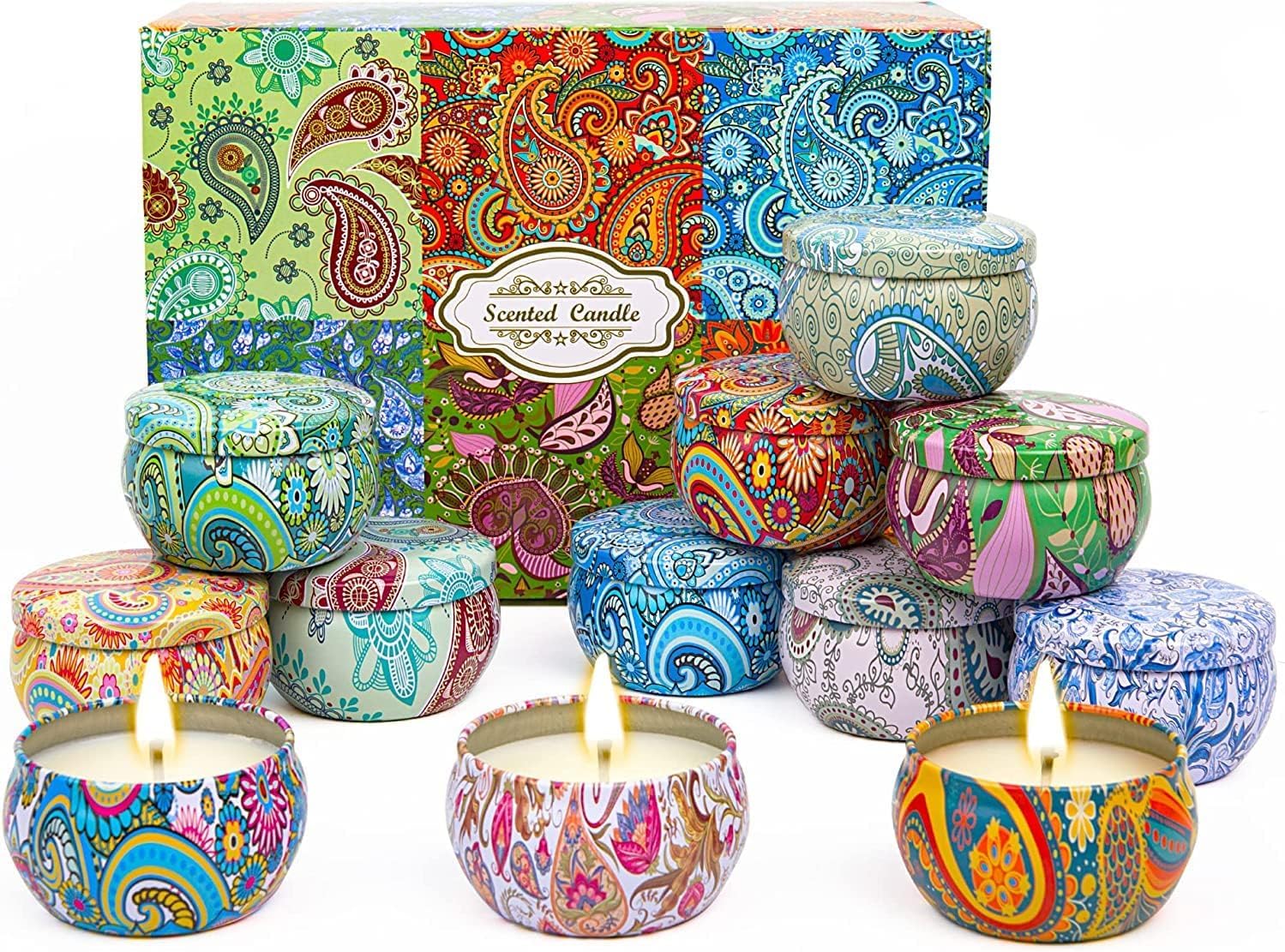 Photo 1 of *** MISSING SOME CANDLES **** 36 Pack Scented Candles Set for Home, Relaxing Stress Relief, Aromatherapy - Natural Soy Wax and Fragrance - Gifts for Women, Mom, Best Friend, Wife, Birthday