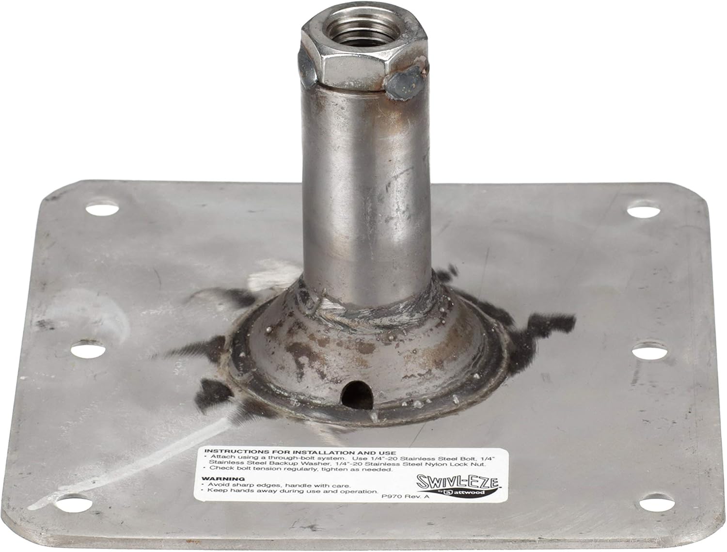 Attwood Lock'NPin 3/4" Boat Seat Post Base SP67739T Stainless Steel