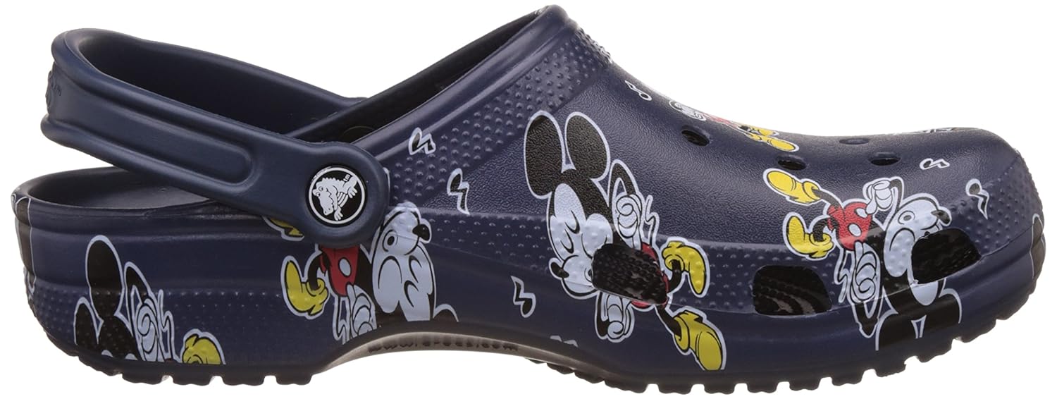crocs unisex classic mickey clogs and mules