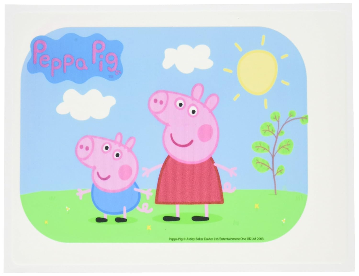 Peppa Pig Edible Image Cake Topper By Bakery Crafts Amazon In