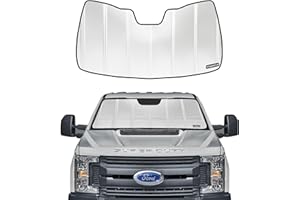 Pigenius Windshield Sun Shade for Ford F150 2021-2025. Reflective Aluminum Film Front Window Sunshade B