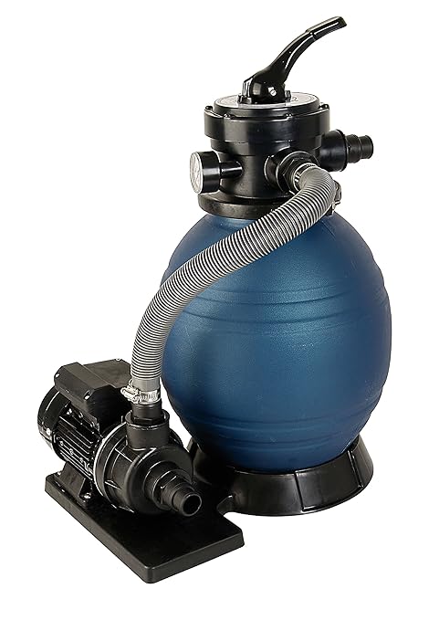 T.I.P. Schwimmbad Filter Set Sandfilteranlage SPF 180, bis 4.500 l/h