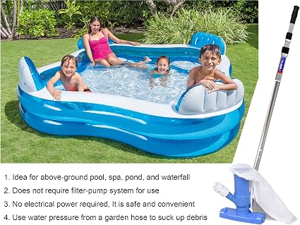 Qiya Pool Jet Vacuum Cleaner Set 