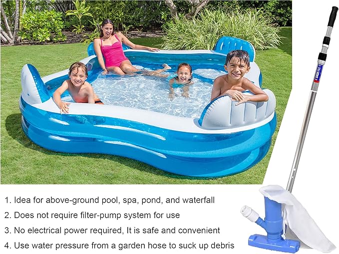 garden hose pool vacuum instructions