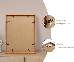 Gdfmsc 11x14 Picture Frame with Mat for