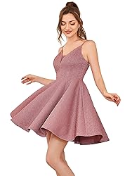 Ever-Pretty Women's Summer Dresses Glitter V Neck