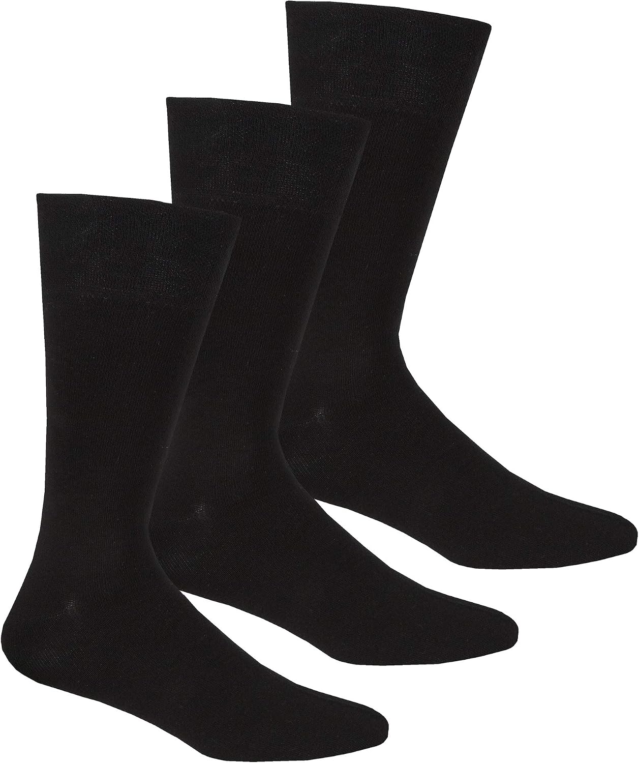 6 works Mens Sock Super Bigfoot XXL Socks Sizes 14,15 16, Shoe Size 14-16 (14-16, New Black), 14-16 Plus - Image 4