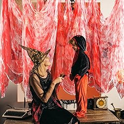 Boao Halloween Cheese cloth 85 x 197 Inch Bloody