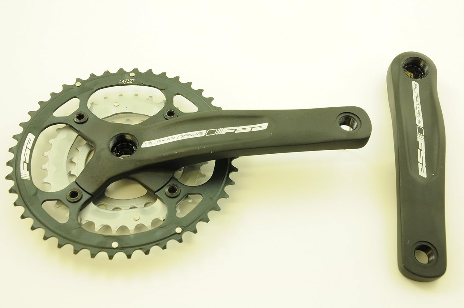 FSA ALFA DRIVE TRIPLE 44/32/22 CHAINWHEEL SET 175mm CRANKS CK725 IDEAL