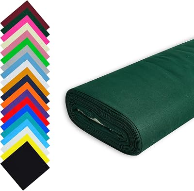 FT Fashion Track 100% Cotton fabric Metre Green 58in 147.5cm 60s