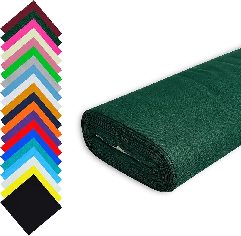 FT Fashion Track Green Cotton Fabric by the Metre 58in 147.5cm Wide 100% Cotton
