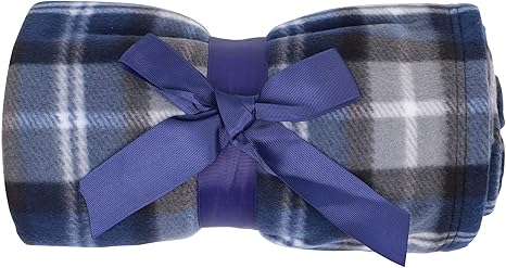 Amazon Com Fall Lightweight Navy Plaid Fleece Throw Picnic Outdoor Blanket Soft Throw Blankets For Adults Kitchen Dining