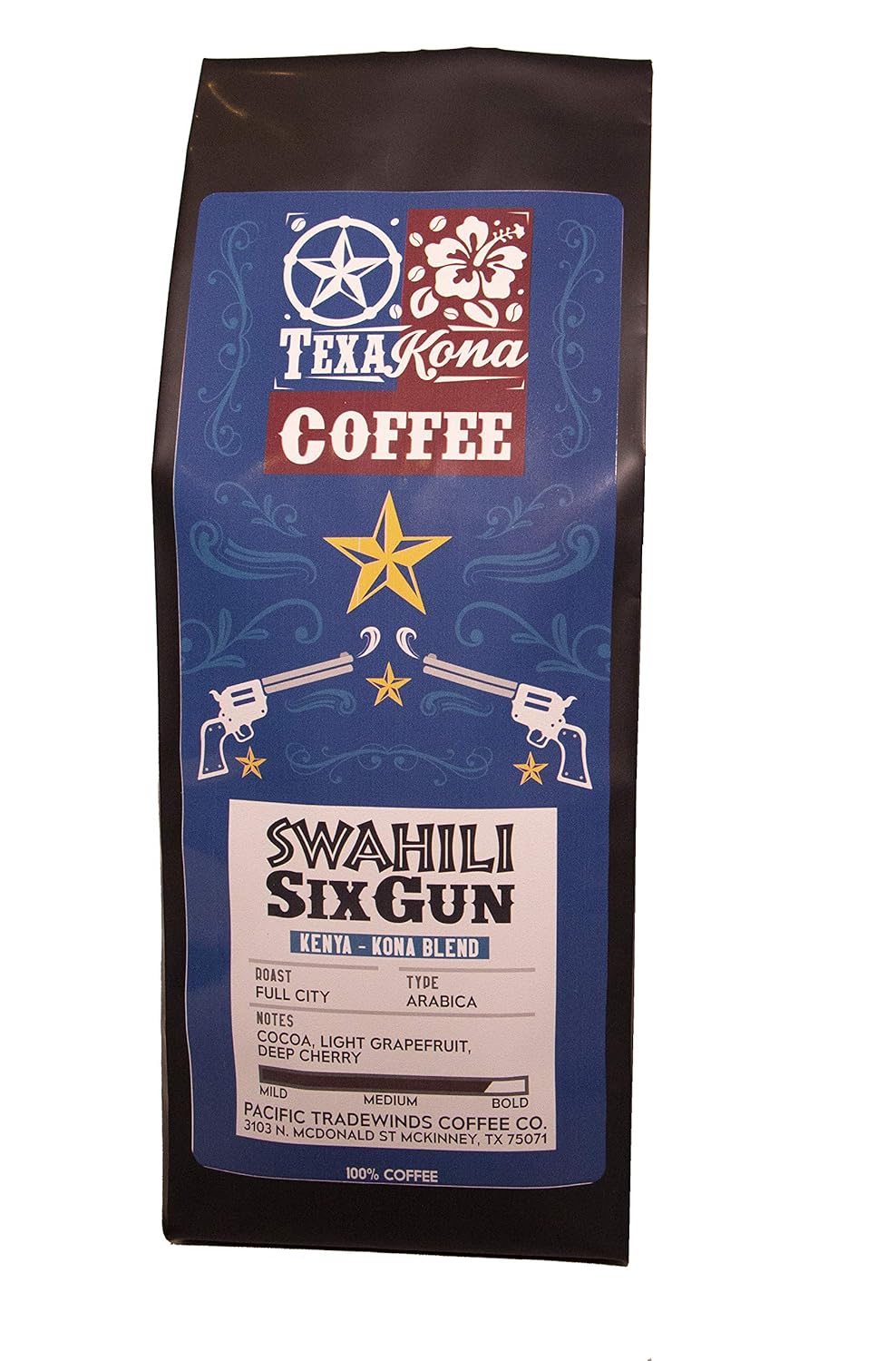 Kenya AA Kona Blend Premium Specialty Coffee, Whole Bean