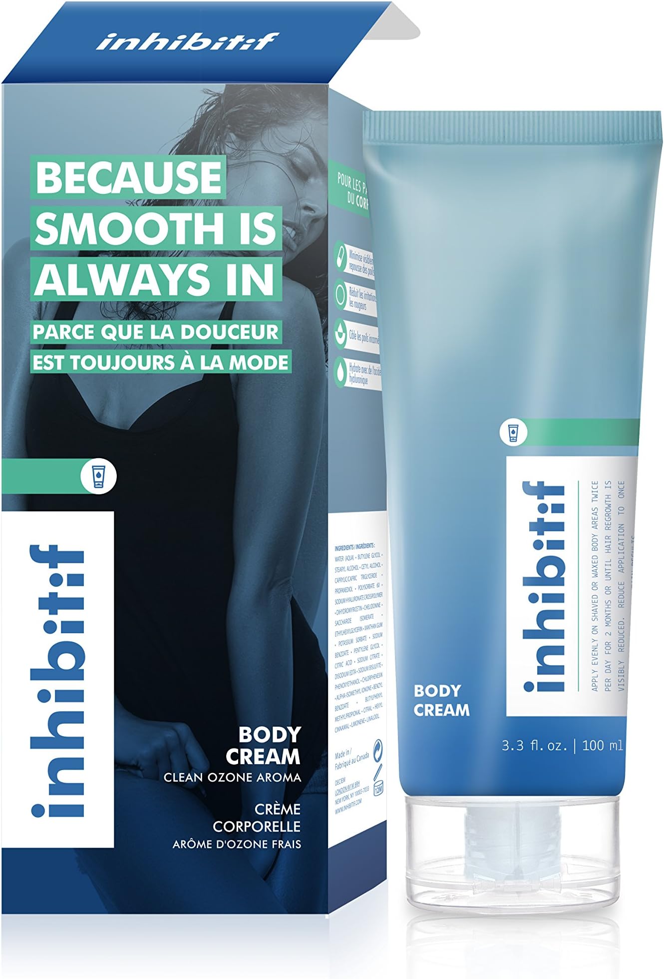 INHIBITIF 100ml Hair-Free Hydrator Clean Ozone Cream