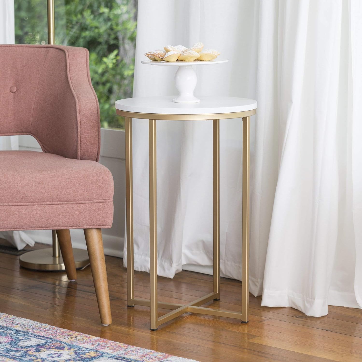 Best marble and gold end table