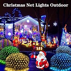 OYCBUZO 360LED Green Net Lights Outdoor, 21ft x 5ft