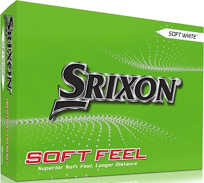 Srixon Softfeel Golf Balls 13 White 60 compression 338 Dimple 12 pack