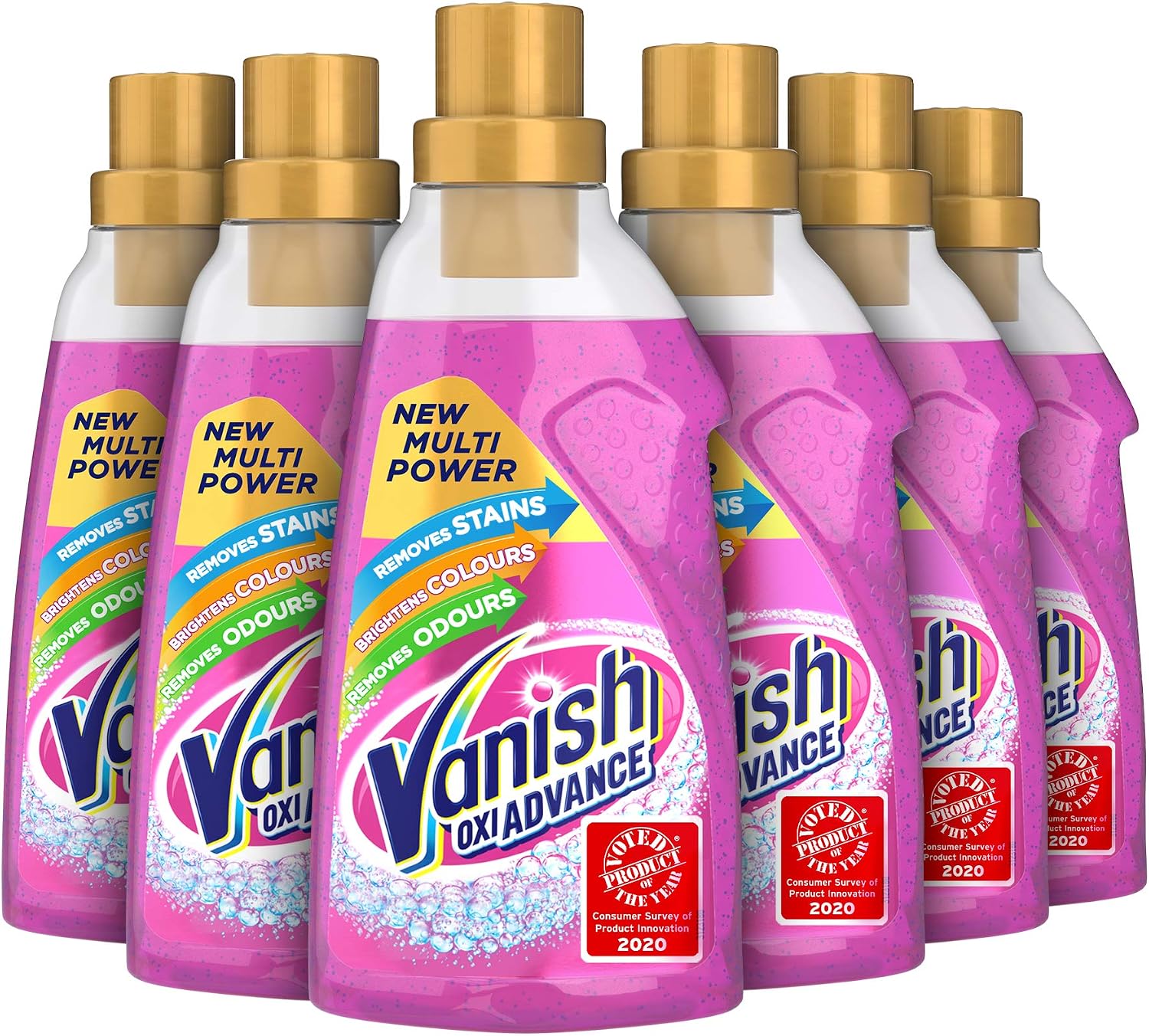 Vanish Gold Oxi Action Gel Fabric Stain Remover, 750ml, 750 ml (Pack of 6)