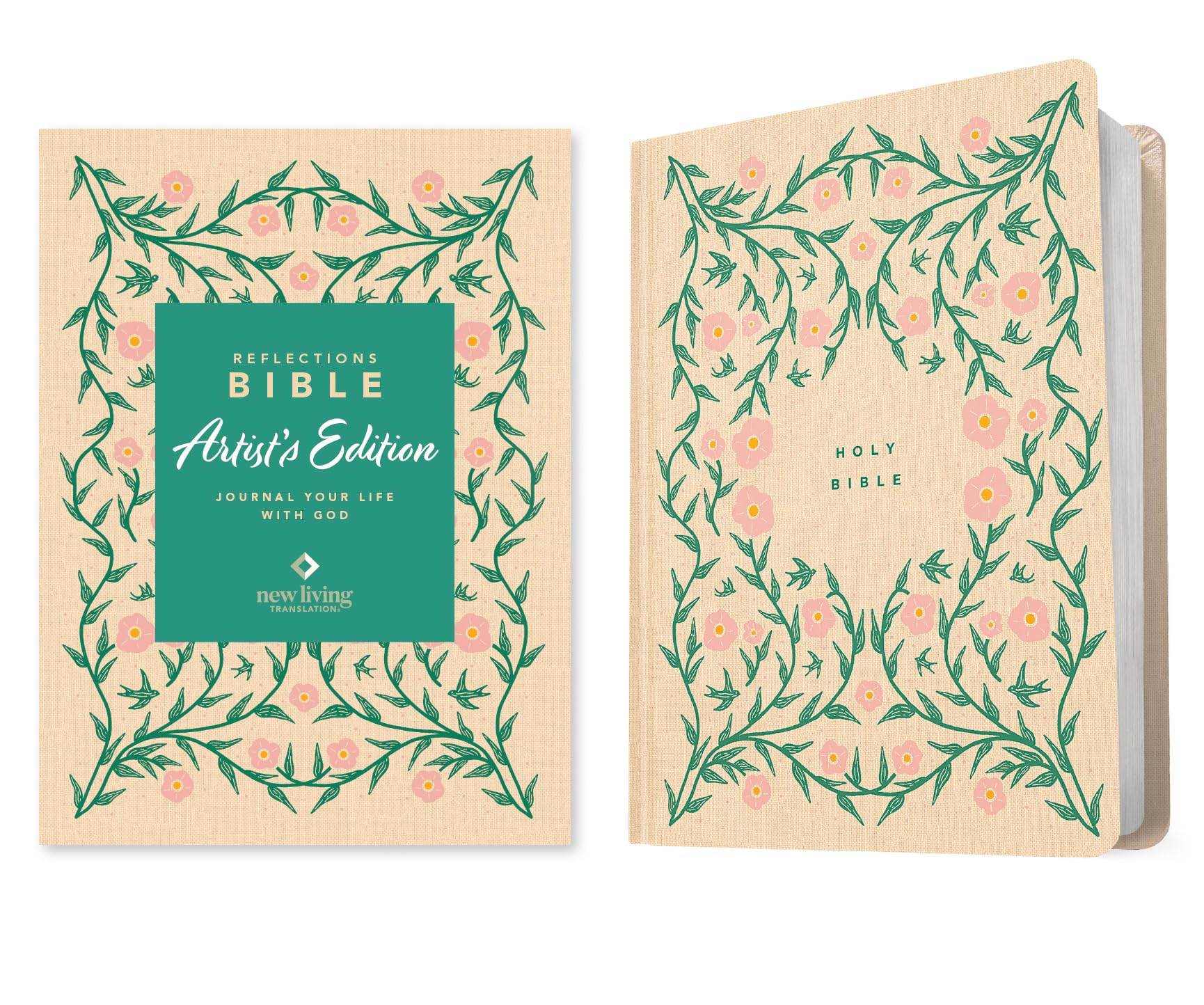 NLT Reflections Bible, Artist’s Edition (Hardcover Cloth): Journaling Your Life with God Image