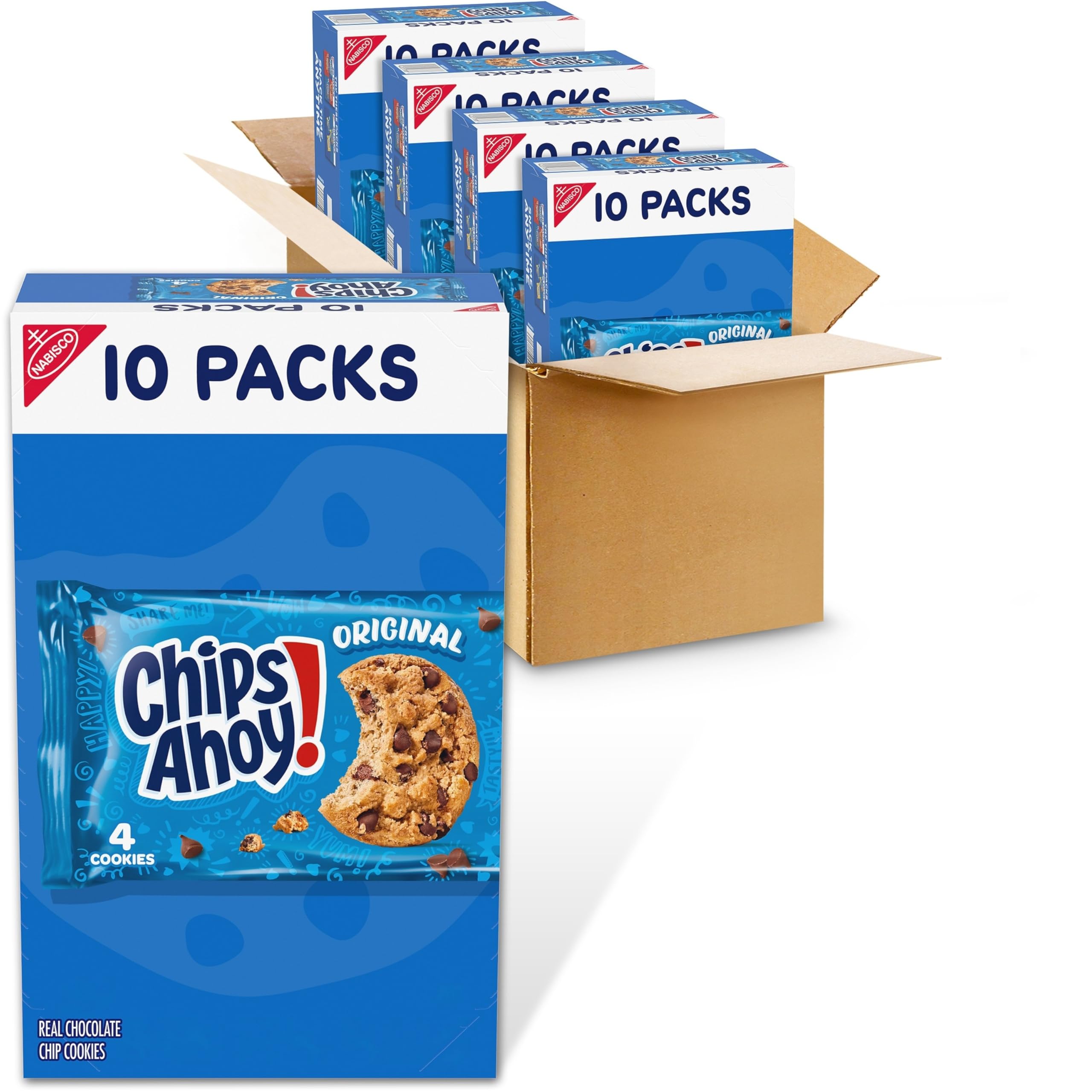 Photo 1 of ***EXPIRES JULY 23, 2026***CHIPS AHOY! Original Chocolate Chip Cookies, 40 Snack Packs (4 Cookies Per Pack, 4 Boxes)***EXPIRES JULY 23, 2026***