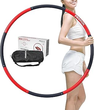 PROIRON Hula Hoop Adulto Aro de Fitness Desmontable con Espuma ...