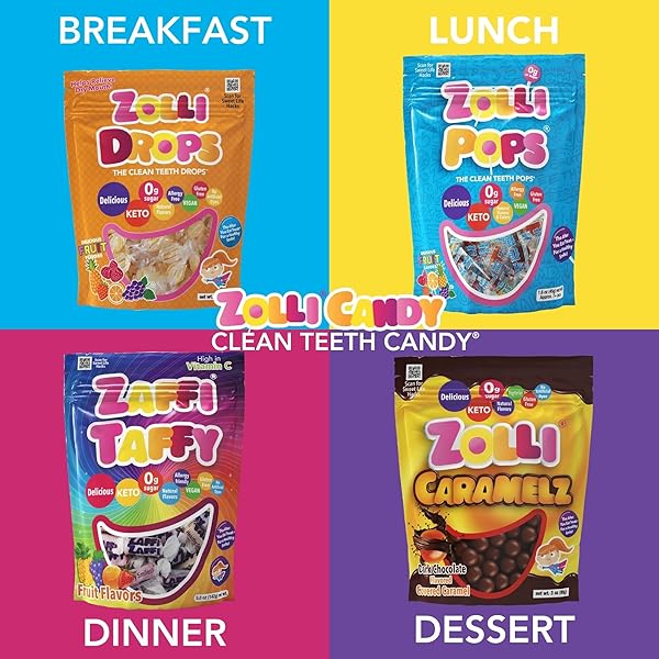 ZOLLIPOPS EASTER CHICK CLEAN TEETH POPS SUGAR FREE CANDY, DYE-FREE LOLLIPOPS – KETO & DIABETIC-FRIENDLY, DENTIST-APPROVED TREATS FOR KIDS (ASSORTED FRUIT, 5.2 OZ)