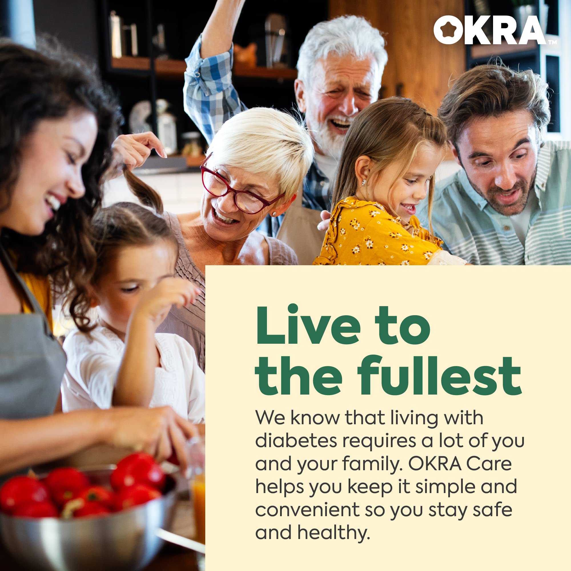 OKRA Pro Blood Glucose Test Strips - Test Strips for Diabetes, Accurate & Fast Results, Easy to Use, Small Blood Sample, 100 Test Strips