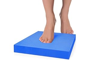 Balance Pad- Foam Balance Pad for Workout, Non-Slip & Water-Resistant Stability Trainer Mat, Soft TPE Exercise Foam Mat for R