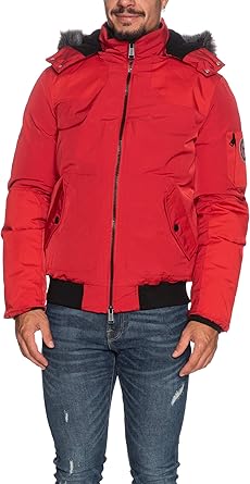 guess red windbreaker