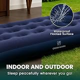 Green Haven Green Haven Camping Airbed Single 191x73x22cm Dark Blue view 7