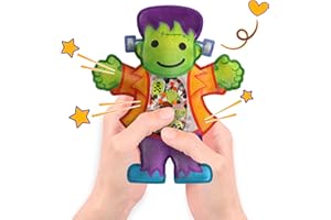 Vango BIZYBOO - Toddler Preschool Learning Activity - Teach Objects and Words with This Educational Seek & Find Sorting Toy – for Ages 2 and Up - Halloween (Frankenstein)