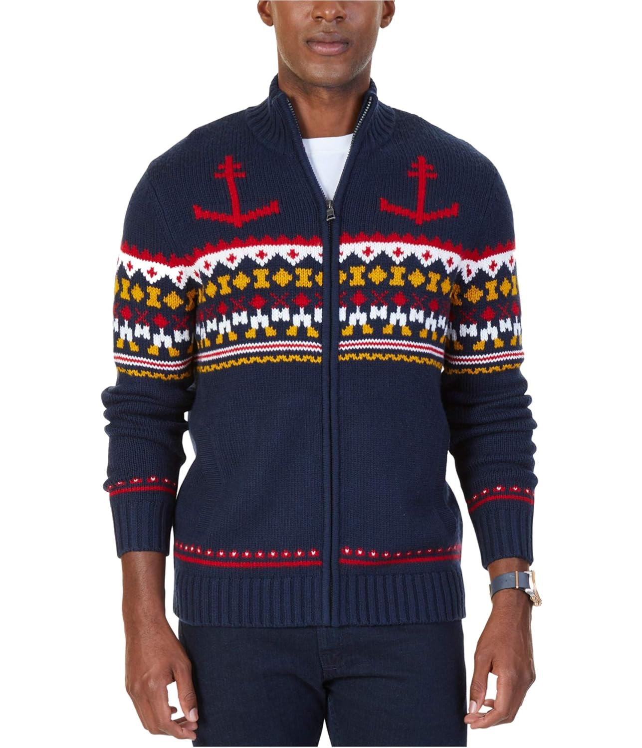 nautica sweater jacket