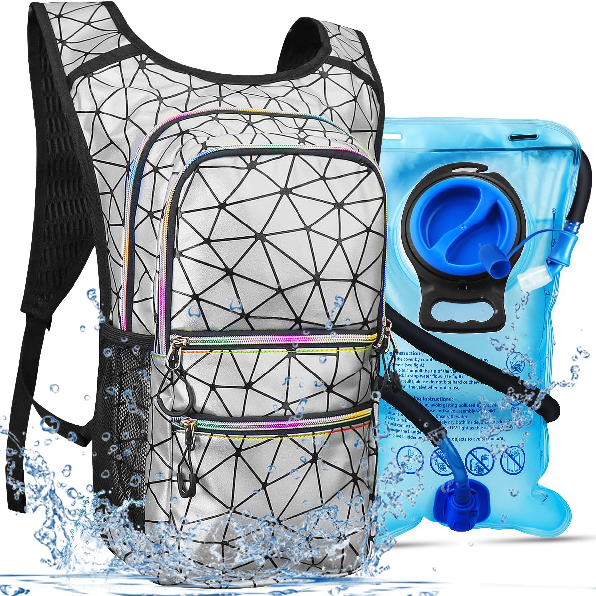 CITCAR Hydration Pack, Water Backpack with 3L Hydration Bladder ...