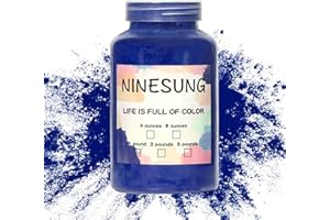 Ninesung Powder Coating Powder | Powder Coat Perfect for Metal Surfaces | Car Paint | Building Materials | Powder Paint for Steel Structures, Factories, Buildings, Playgrounds, Gardens (Navy Blue, 8 oz)