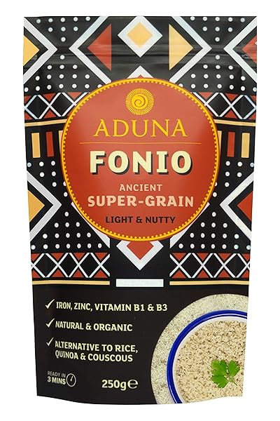 ADUNA ORGANIC FONIO ANCIENT SUPERGRAIN, 250 GR