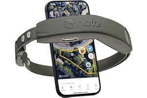 Halo Collar 4, GPS Wireless Dog Fence & Dog Training Collar with GPS Tracker, Subscription Required, Waterproof, Graphite, One Size