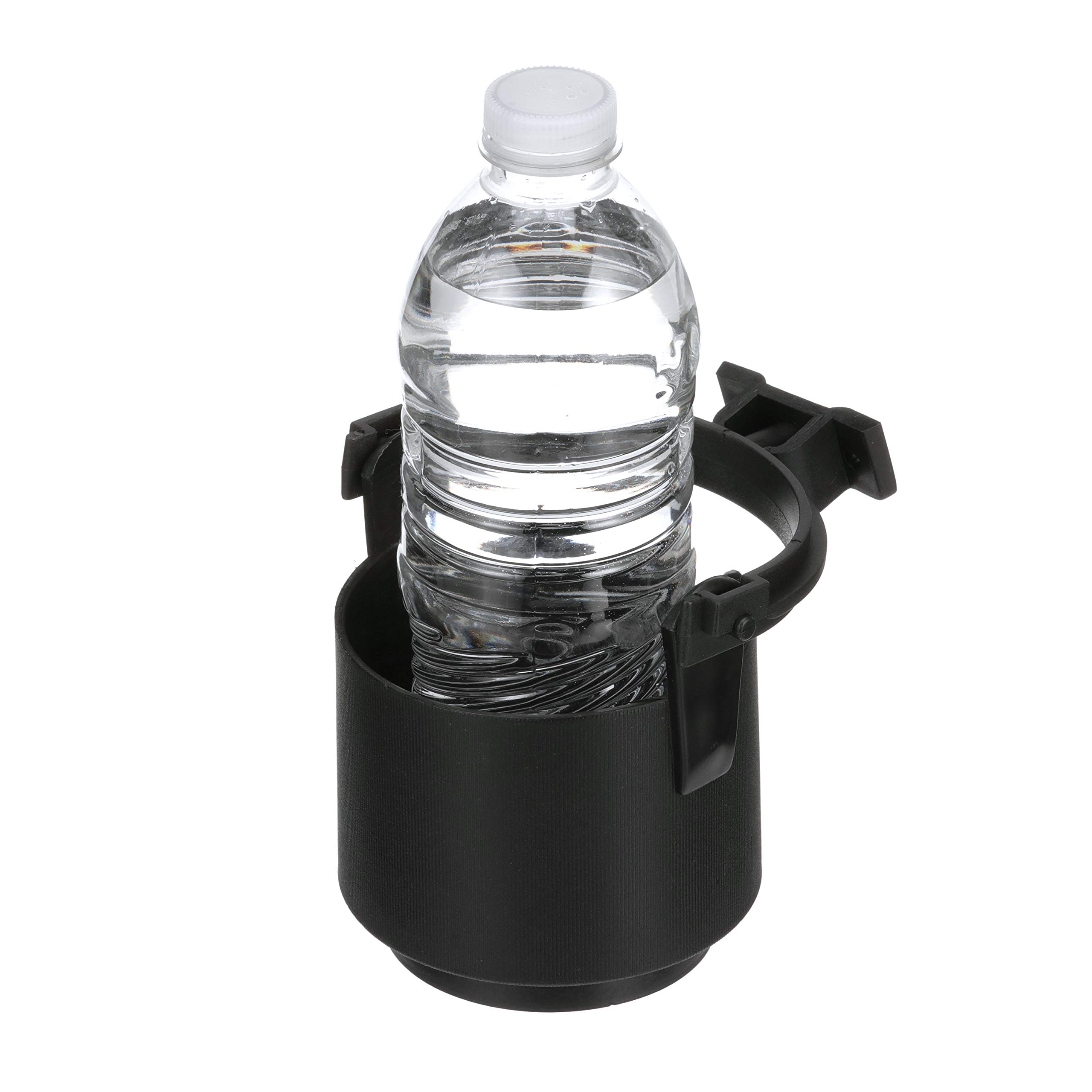 Photo 1 of Attwood 11635-4 Molded Plastic Gimballed Drink Holder — Self-Leveling, Mug Handle Slot, Plastic, 4 in. H x 4 3/8-In. W, Black