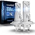 NINEO H7 Light Bulbs, H7 Fog Light, 300% Brighter 6500K White No Need Adapters Fog Light Pack of 2
