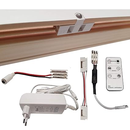 LED Licht Fuß- u. Sockelleisten ?Starterpaket 7,5m ? Warmweiß ? Lichtleiste ? Sockelleiste mit Licht ? Luxus