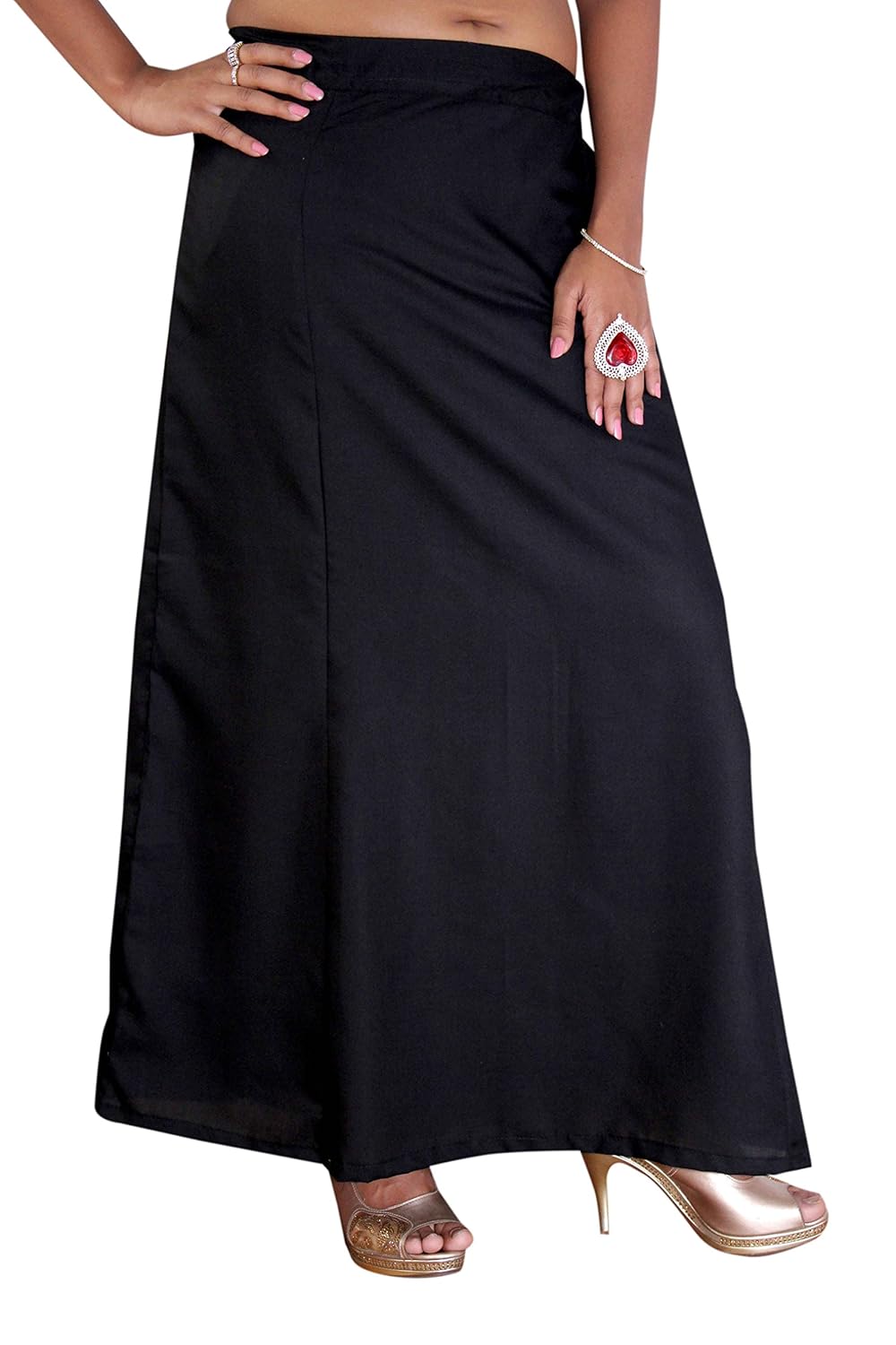 s.k. textiles women's lizzy bizzy petticoat (black, medium/42)